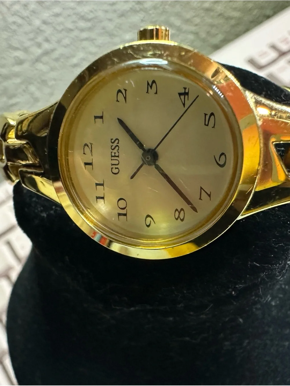 GUESS Women's Gold-Tone Bracelet Watch vintage